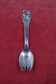 Jack the Dullard child's spoon-fork or spork of 
Danish solid silver