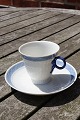 Blue Fan Danish porcelain, settings coffee cups of 2 pieces