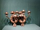 Par flotte og antikke 3-armede lampetter til stearinlys