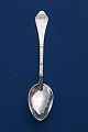 Antique Rokoko Danish solid silver flatware, 
dessert spoons 17.7cm