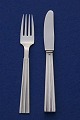 Derby No 7 Danish silver flatware, settings luncheon cutlery of 2 items