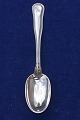 Cohr Dobbeltriflet or Old Danish solid silver flatware, dinner spoons 19.5cm