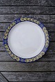 Blue Pheasant Danish faience porcelain, dinner plates 24cm