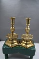 Pair of beautiful ore candlesticks 26cm on 6-squared stand from about year 1920