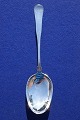 Dobbeltriflet or Old Danish solid silver flatware, 

large soup ladle 27.5cms by Rasmus  
Christophersen, Odense