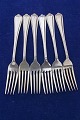 Sheffield English silver flatware, set of 6 
luncheon forks