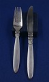 Cactus Georg Jensen Danish silver flatware, set of 2 items dinner cutlery