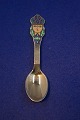 Michelsen Julekaffeske 11cm 1982 i forgyldt 
sterling sølv