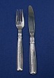 Lotus Danish silver flatware, settings luncheon 
cutlery of 2 pieces