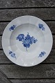 Blue Flower Angular Danish porcelain, small deep plates 21cm