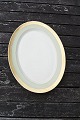 Dagmar with gold Danish porcelain, oval dishes 
34.5cms