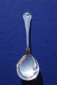 Saksisk Danish silver flatware, large serving spoons 22.5cm