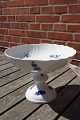 Blue Flower Curved Danish porcelain. Centerpiece 
or bowl on high stand