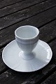 Offenbach without gold Danish porcelain, egg cups on fixed saucer. OFFER: All 6 at DKK 500.