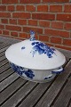 Blue Flower Curved Danish porcelain. Covered 
serving bowl