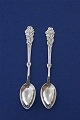 Tang or Seaweed Danish silver flatware, pair of tea spoons or child's spoons  15.2cm from year 1913