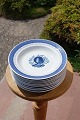 Trankebar Danish faience porcelain, deep plates 22.5cm