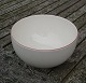 4 all Seasons Danish faience porcelain, serving bowls No 575 with red edge Ö 14cm