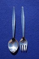 Grace Danish sterling silver flatware, salad set 
of 2 pieces 16.5cm all of silver