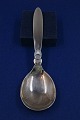Cactus Georg Jensen Danish silver flatware, large 
serving spoon 22.5cm
