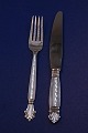 Acanthus Georg Jensen Danish silver flatware, 
settings dinner cutlery of 2 pieces