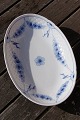 Empire Danish porcelain, oval bowls No 39 23.5cms