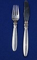 Cactus Georg Jensen Danish silver flatware, settings luncheon cutlery of 2 items