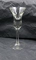 Bell glasses (Klokkeglas) by Holmegaard glasworks, 

Denmark.
Schnapps glasses, clear 14.5cm