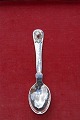 Georg Jensen child's spoons of Danish sterling 
silver with carneol about 15.5cms