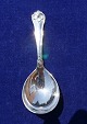 Saksisk Danish silver flatware, sugar spoons 
10.5cms