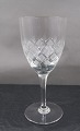 Wien Antik Gläser mit geradem, facettiertem Stiel 
von Lyngby Glashütte, Dänemark. Rotwein Gläser 
16,5cm