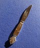 Königin Acanthus  Georg Jensen dänisch Sterilng 
Silberbesteck,  Essmesser 22,5cm mit kurzem Stiel