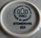 Colombia stentøj stel fra B&G, store middagstallerkener 26cm