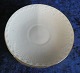 Tradition eller Hvid Halvblonde med guldkant porcelæn, sæt på 6 underkopper nr. 756