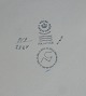 Royal Copenhagen Baca fajance skål nr. 719-2884