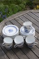 Blue Carnation China porcelain. Settings coffee service