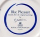 Blue Pheasant China faience porcelain, large plump vases 20.5-21cm