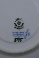 Blue Fluted plain Danish Hotel porcelain. Set of 3 saucers, 1 No 2075 and 2 No 2193