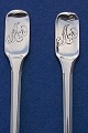 Old Danish silver flatware, settings fork and spoon