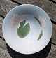 Beautiful and well-kept set bowl and candlestick with water lilies of Danish B&G porcelain