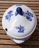 Blue Flower Plain Danish porcelain. Oval covered tureen