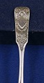 Russian silver flatware from St. Petersburg, dessert spoon 18cm from year 1836 with mark 84 = 875 silver