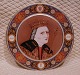 B&G Dänemark Teller mit Porträt von Dänische Regenten, die Königsammlung