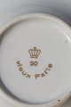 Vieux Paris fransk porcelæn med guldkanter, sæt på 3 mokkakopper eller espressokopper med underkopper