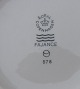 4 all Seasons Danish faience porcelain, serving bowls with yellow edge Ö 21cm