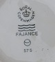 Årstiderne eller 4 all Seasons fajance porcelæn, gulkant ymerskåle eller portionsskål nr. 575 kant Ø 14cm