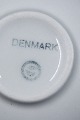 Blåkant fajance porcelæn, små runde skåle eller saltkar 7cm