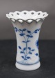 Blue Traditional with lace edge Danish porcelain. Place setting vase No 171