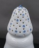 Blue Flower Plain Danish porcelain. Large sprinke pot No 8222, 18.5cm