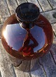 Large and well-maintained 5 liter apothecary bottle in dark brown glass.